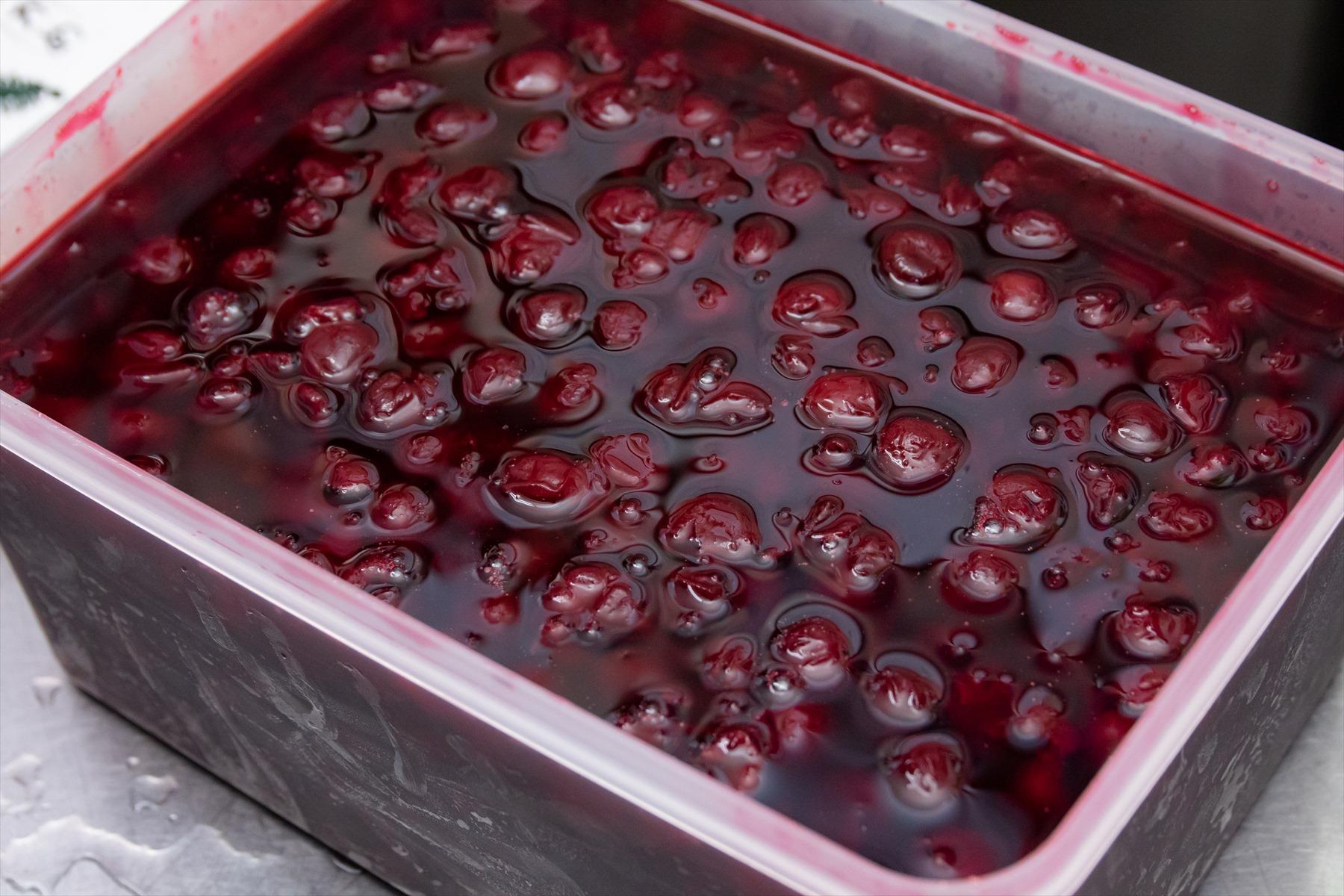 サワーチェリーのソース