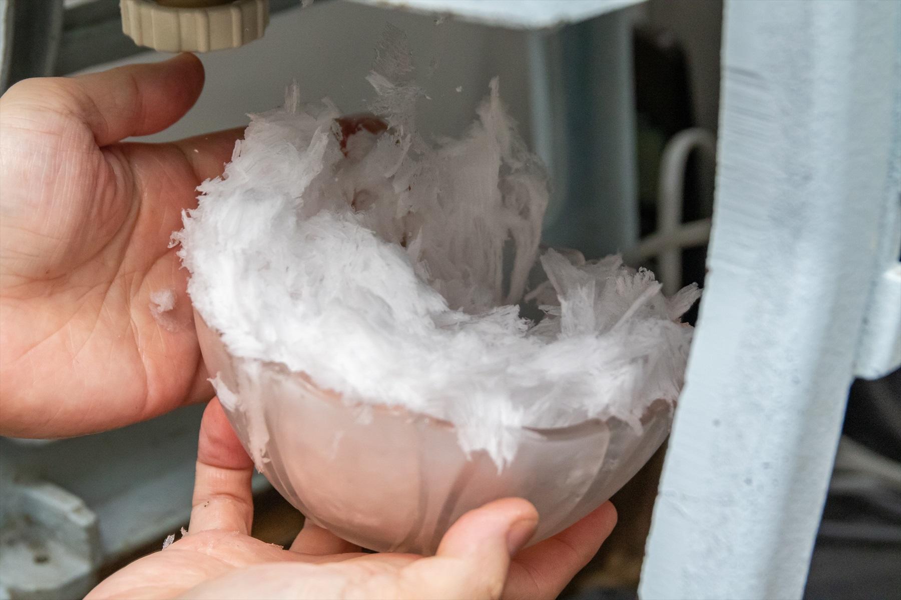 氷の温度はあえて“低め”に