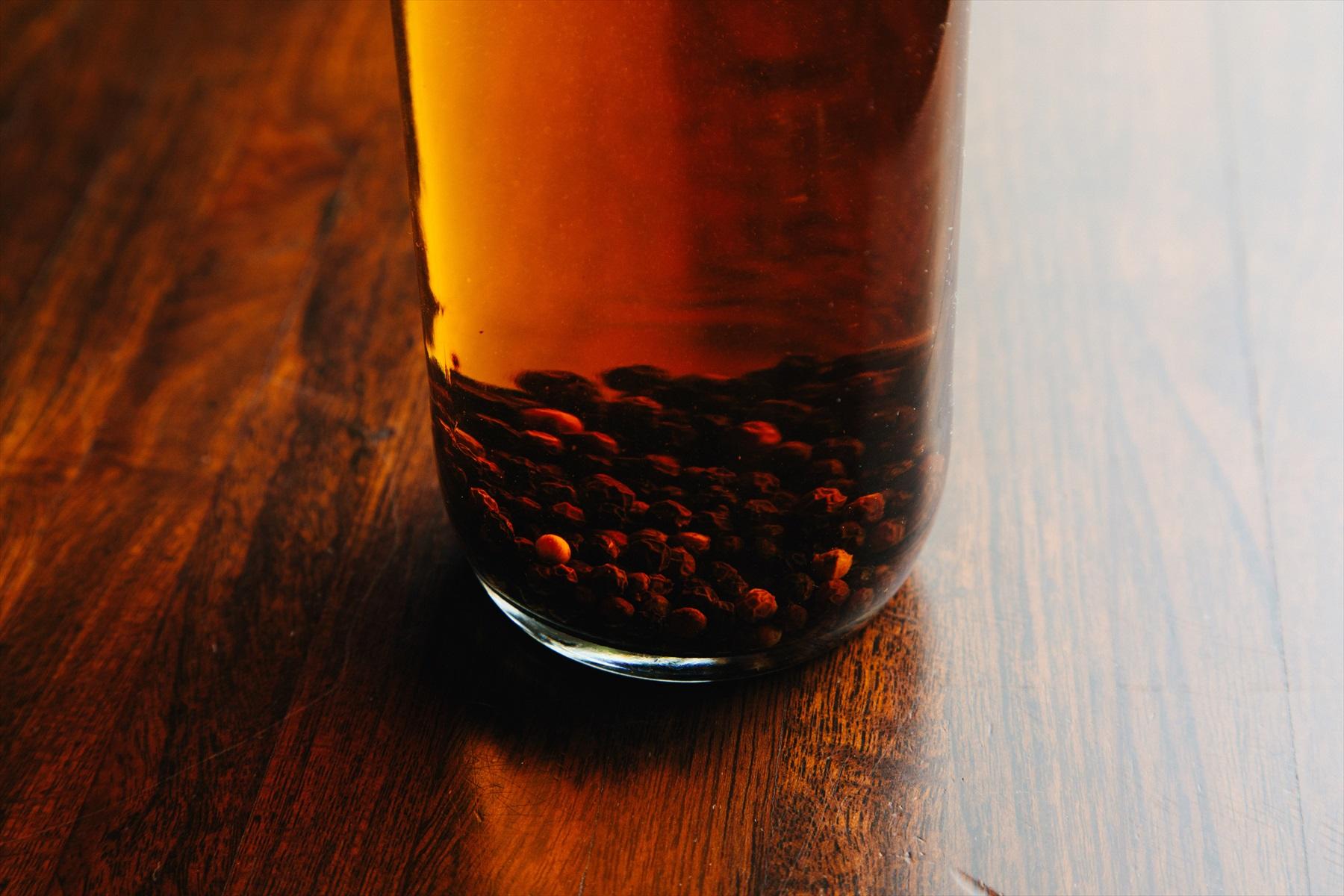 胡椒を漬け込んだウォッカ