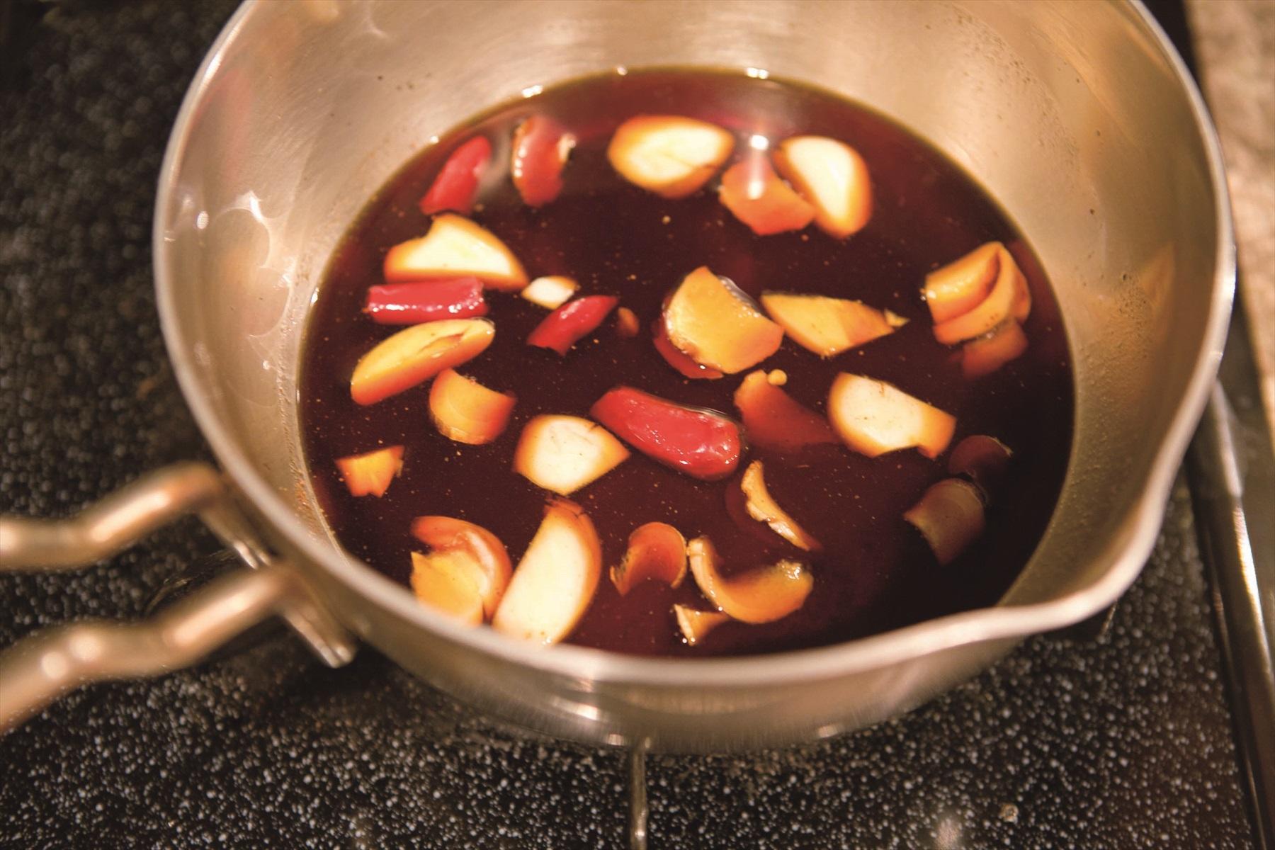 香味醤油をつくる