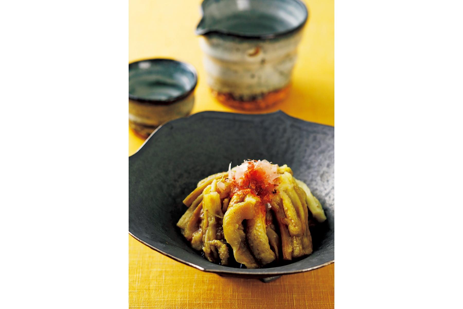 冷やし焼き茄子