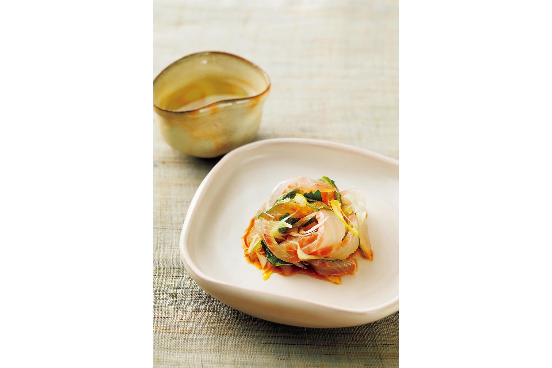 イサキの梅醤油和え