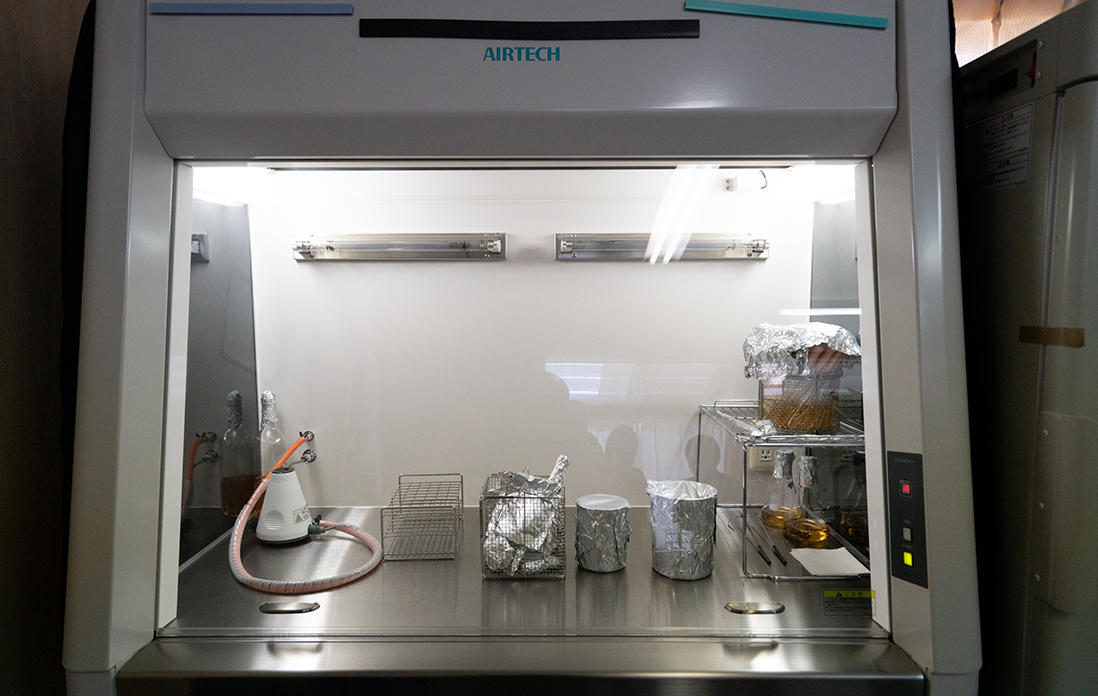 熊本酵母の培養研究室