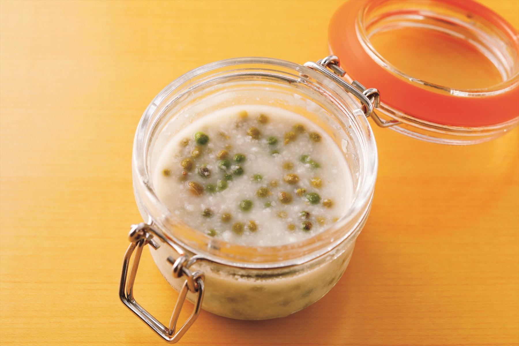 山椒と塩麹を混ぜたもの