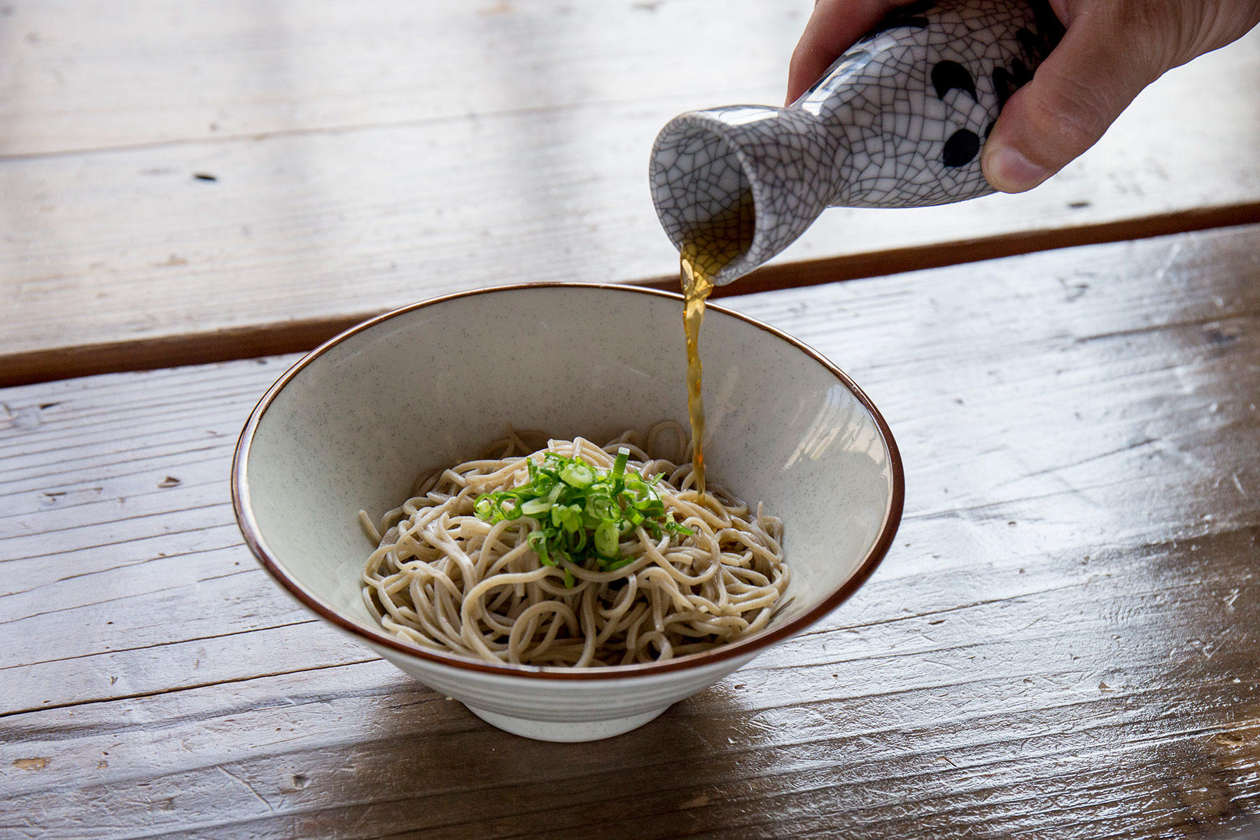 あごだしぶっかけそば