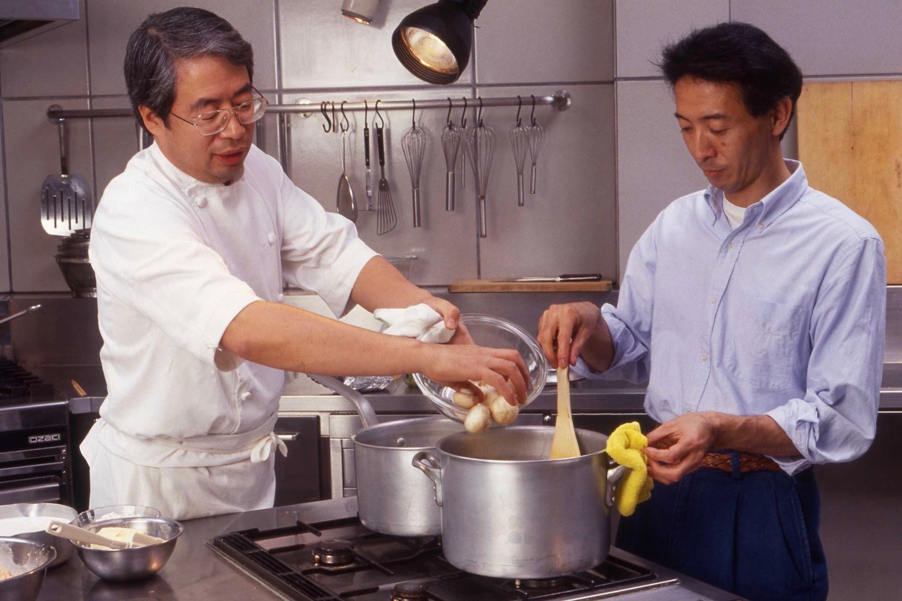 わたせさんと熊谷喜八シェフ