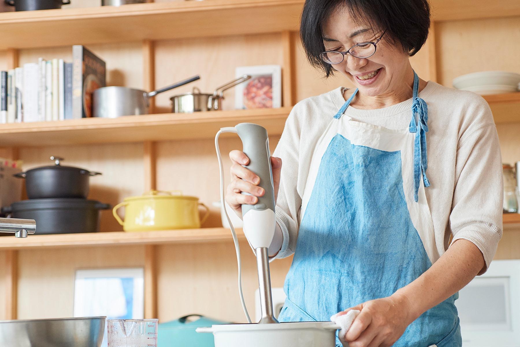 ブレンダーにかける