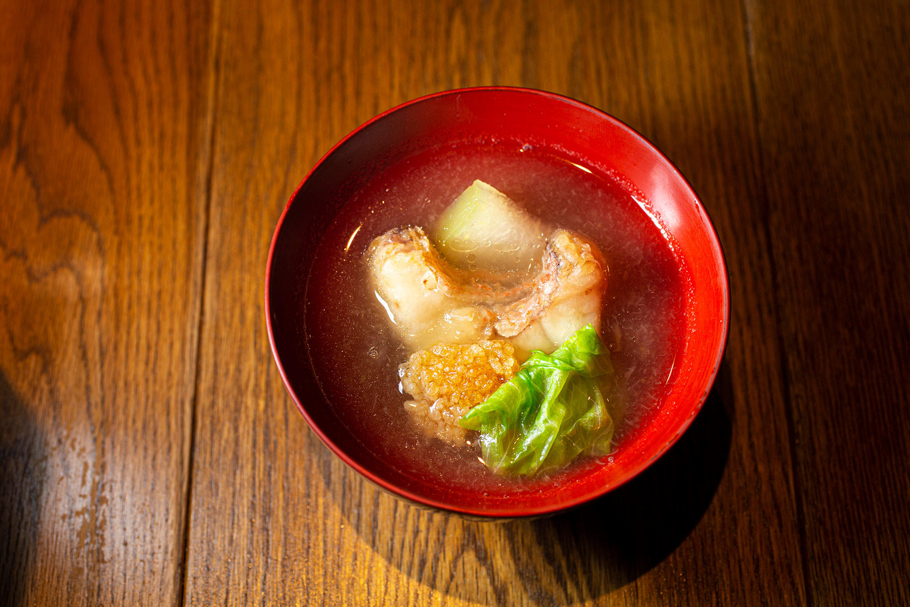 甘鯛と冬瓜のすりながしのお椀