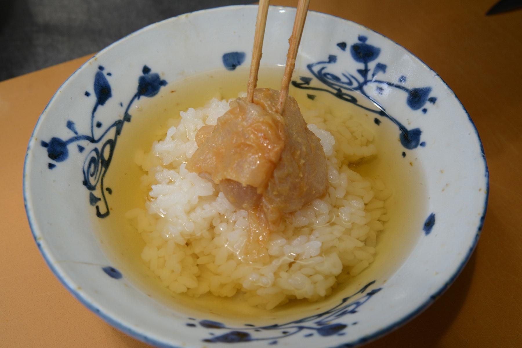 ヒラメをのせる