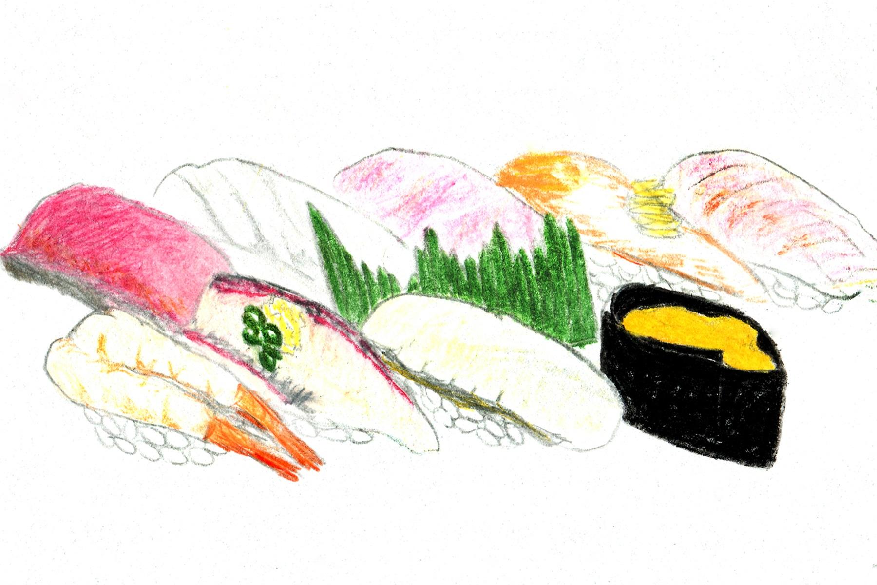 佐渡のうまいもの盛合せ おまかせすし