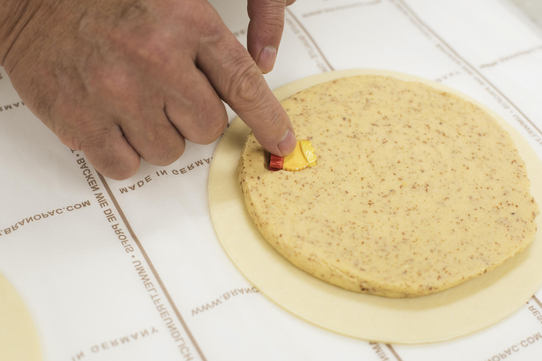 一ヶ所にフェーヴを埋め込む