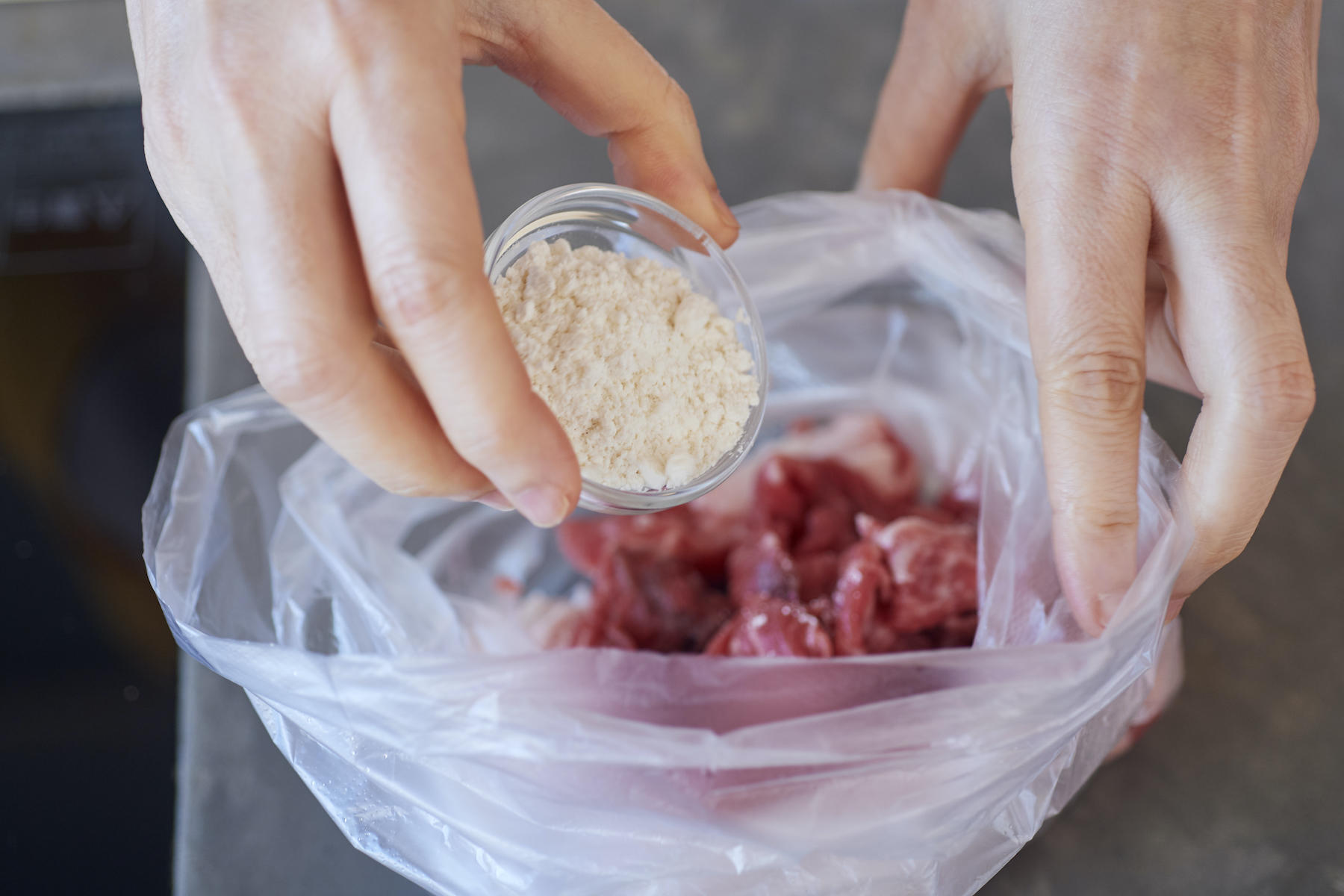 具材を用意する