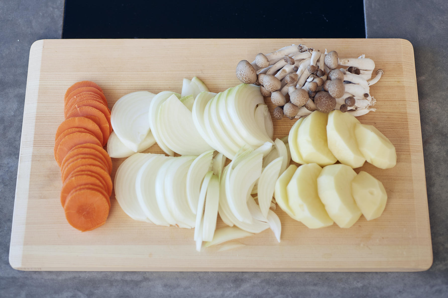 具材を用意する