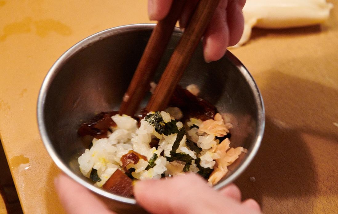 印籠詰めをつくる