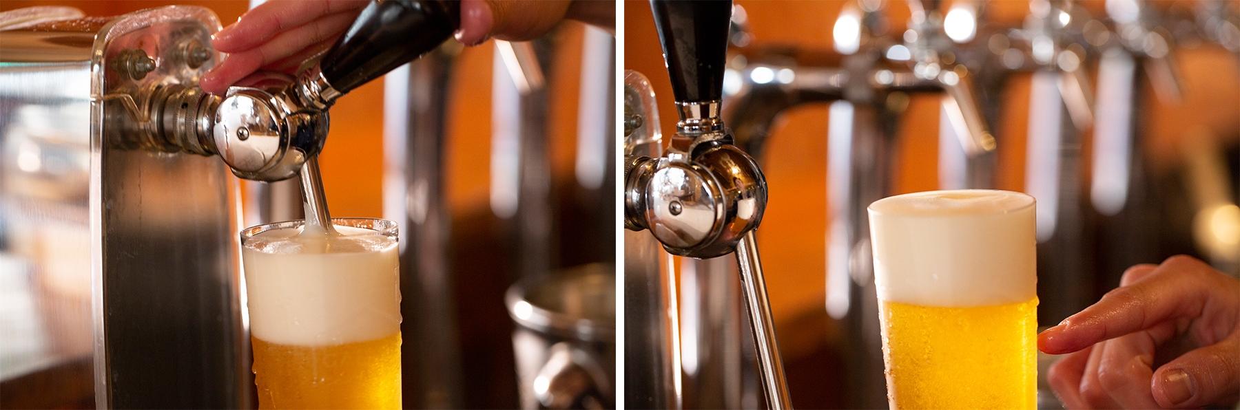 ビールの注ぎ方