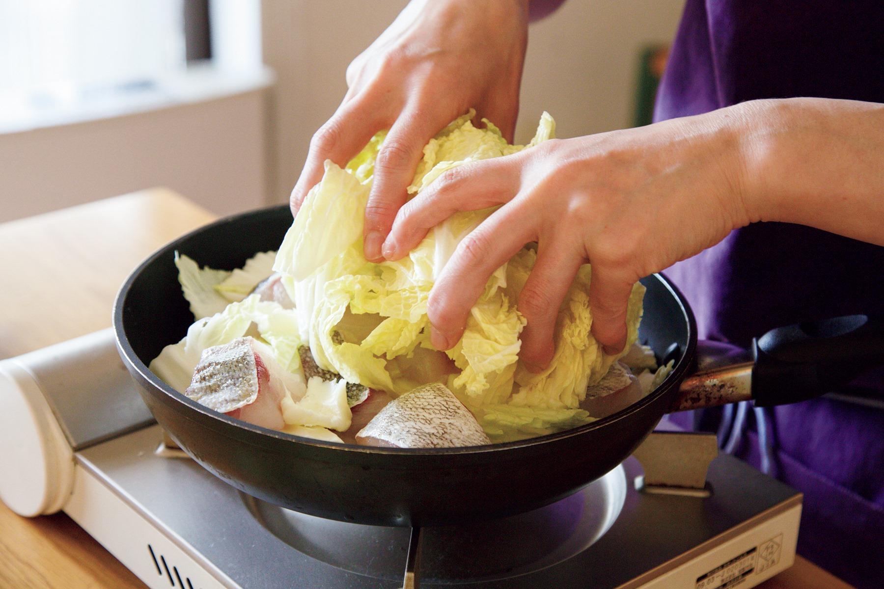 調味料を入れる