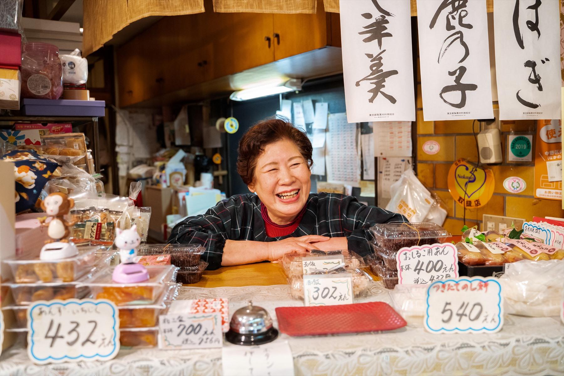 お母さんの大輪の笑顔
