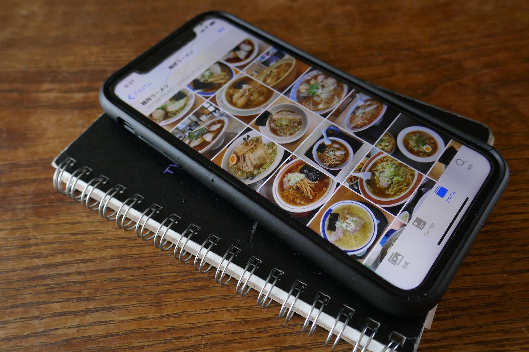 携帯のアルバム