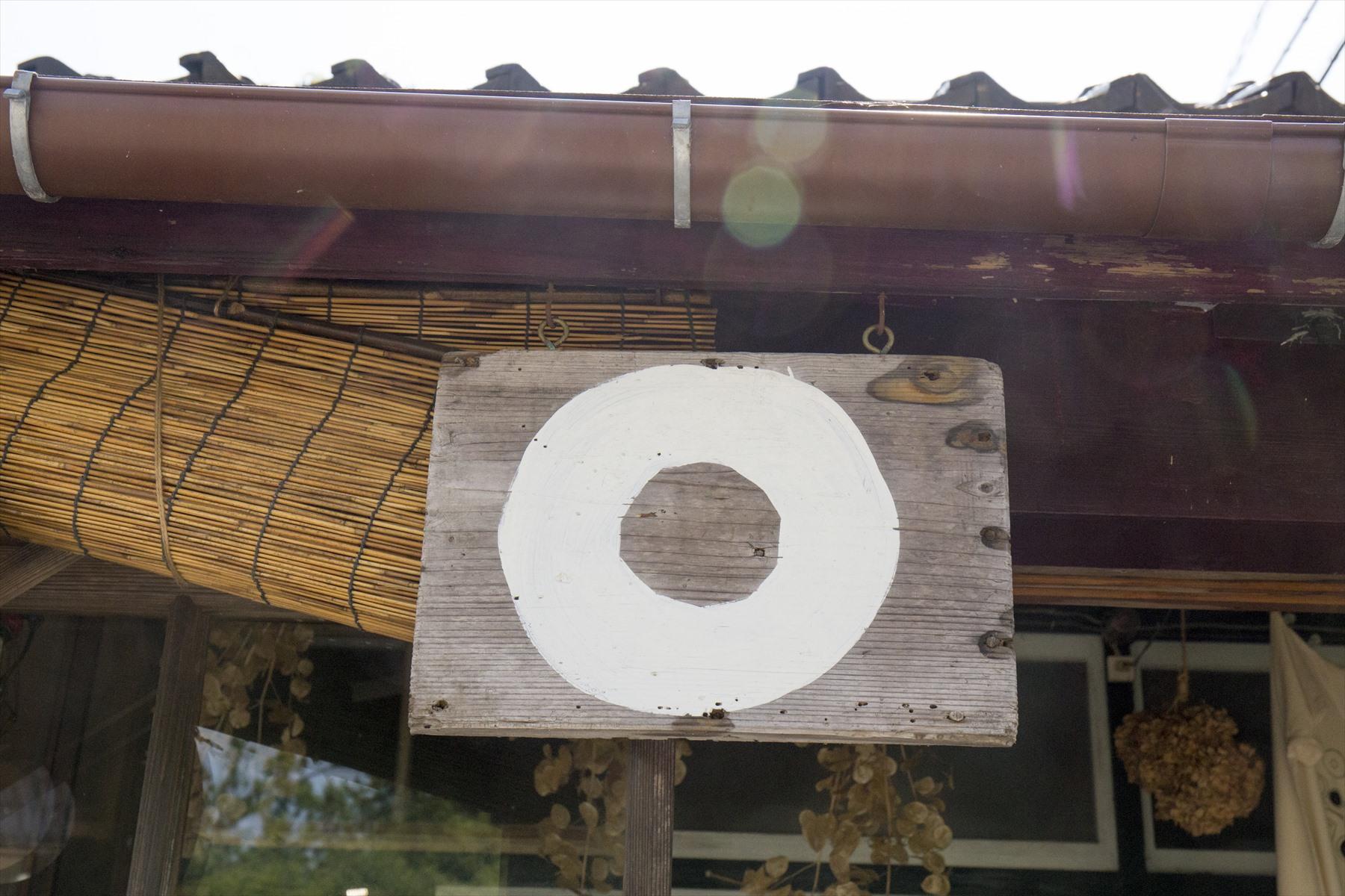 ◎の看板