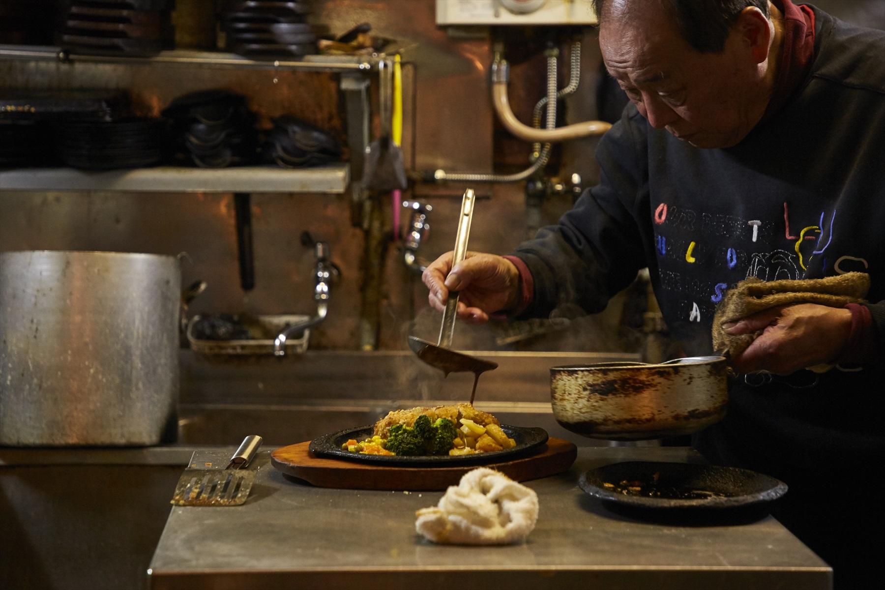 盛り付けの様子