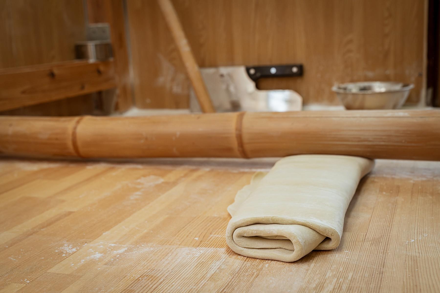 青竹手打ち工程