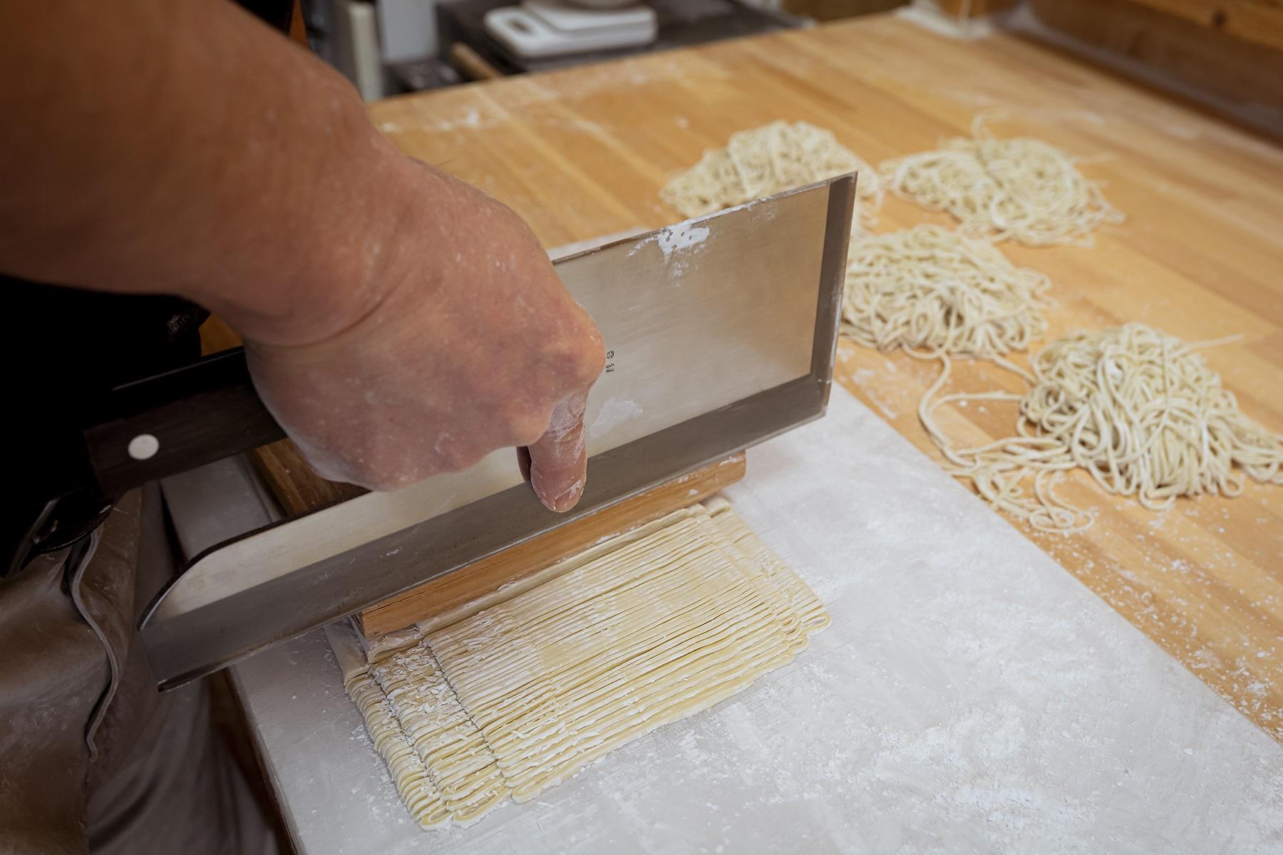 青竹手打ち工程