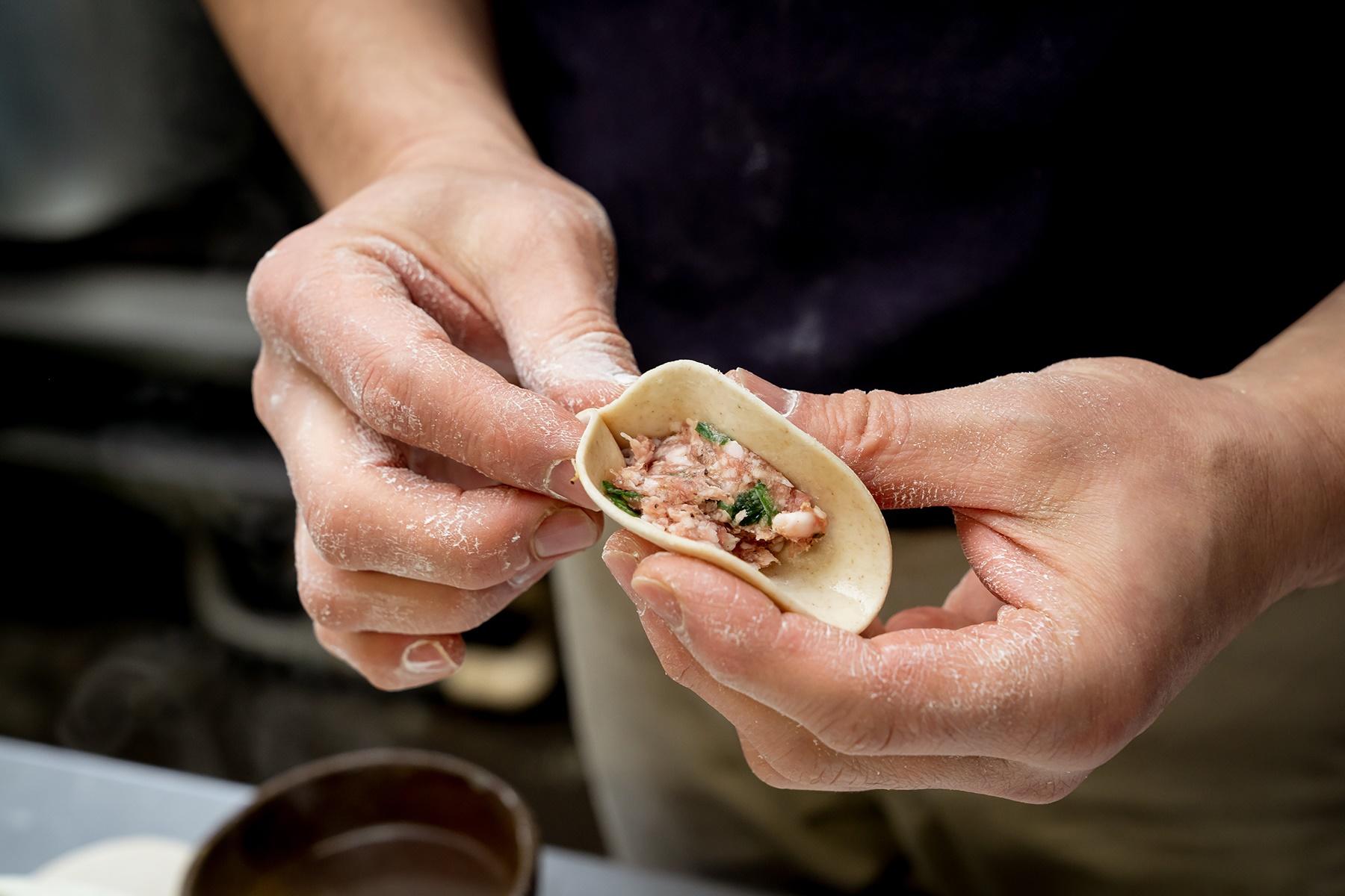 餃子作り