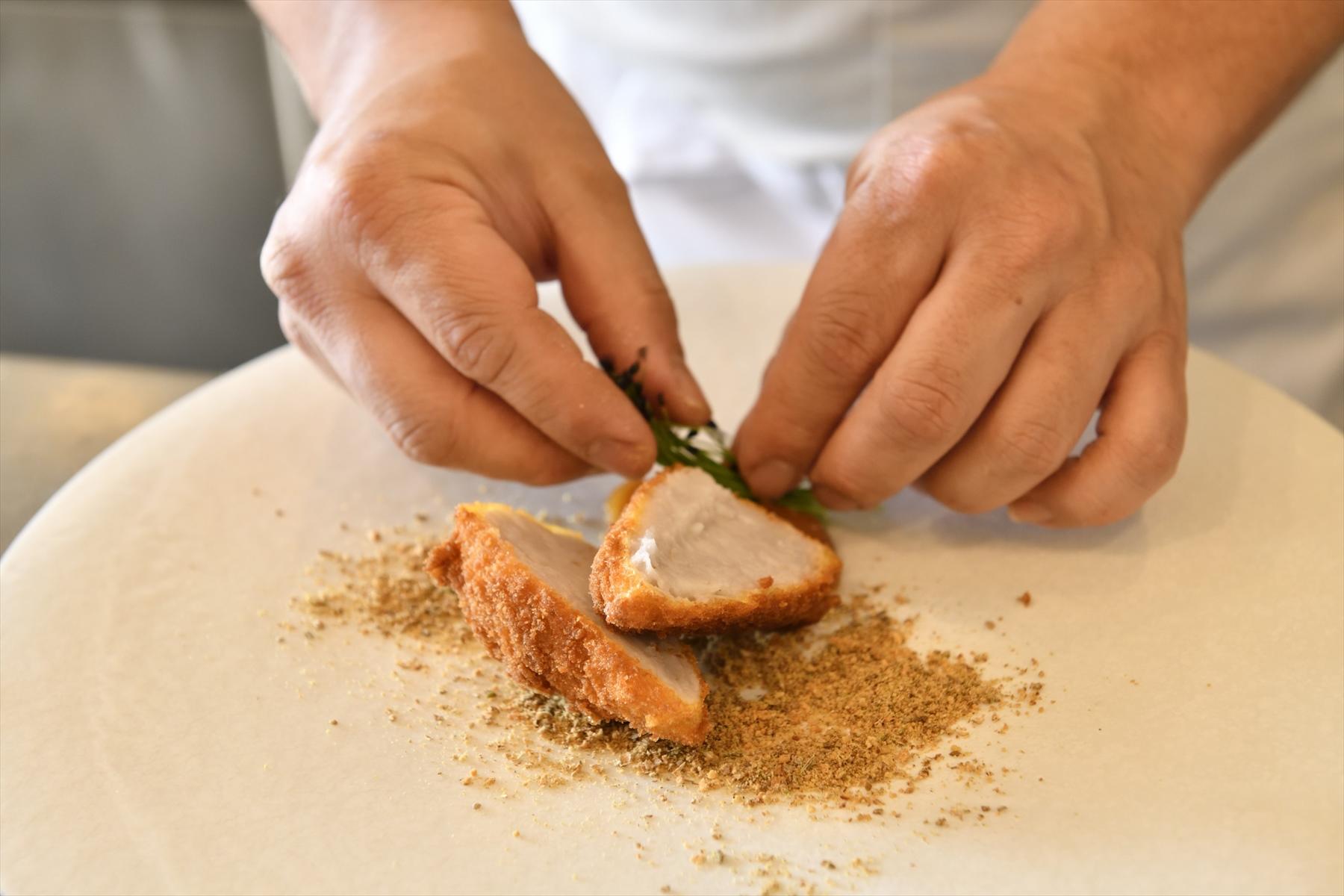 「長兵衛いものクロケット」出来上がり