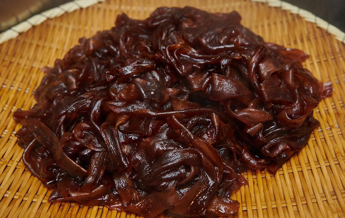 干瓢を仕込む様子