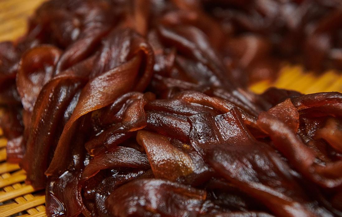 干瓢を仕込む様子