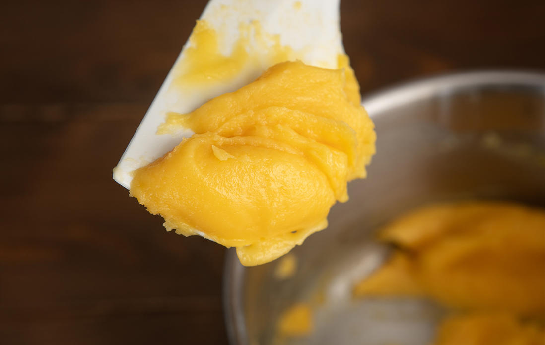 生地の状態を確認する