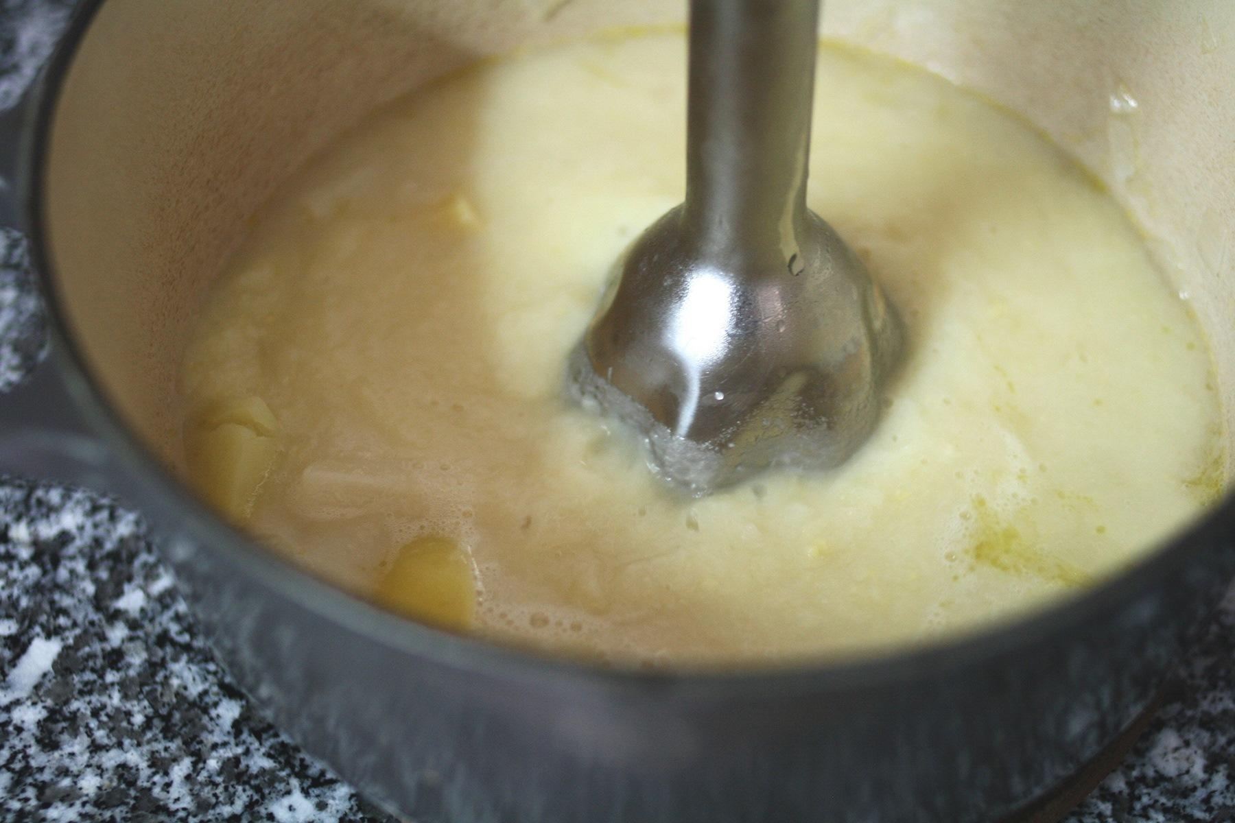 滑らかになるまでつぶす