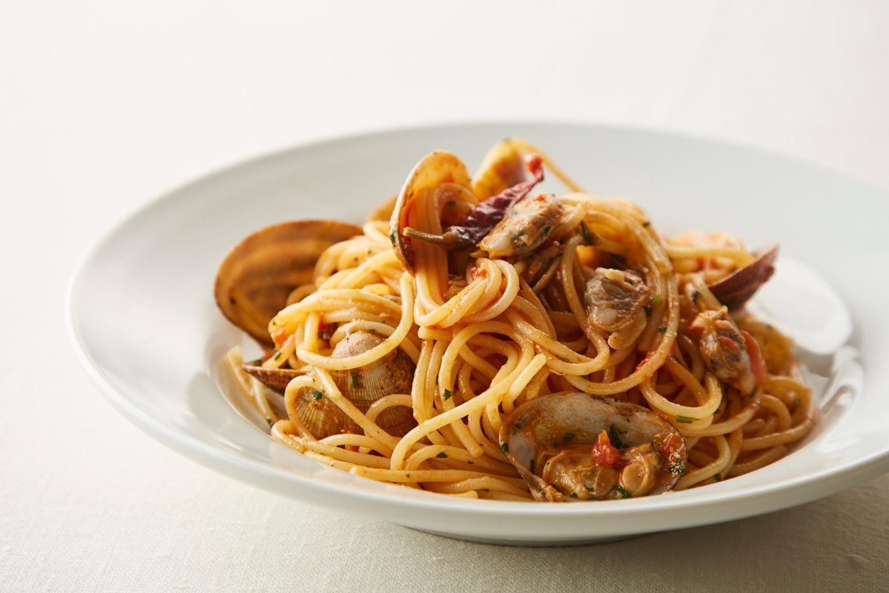 トマト味噌ボンゴレロッソ