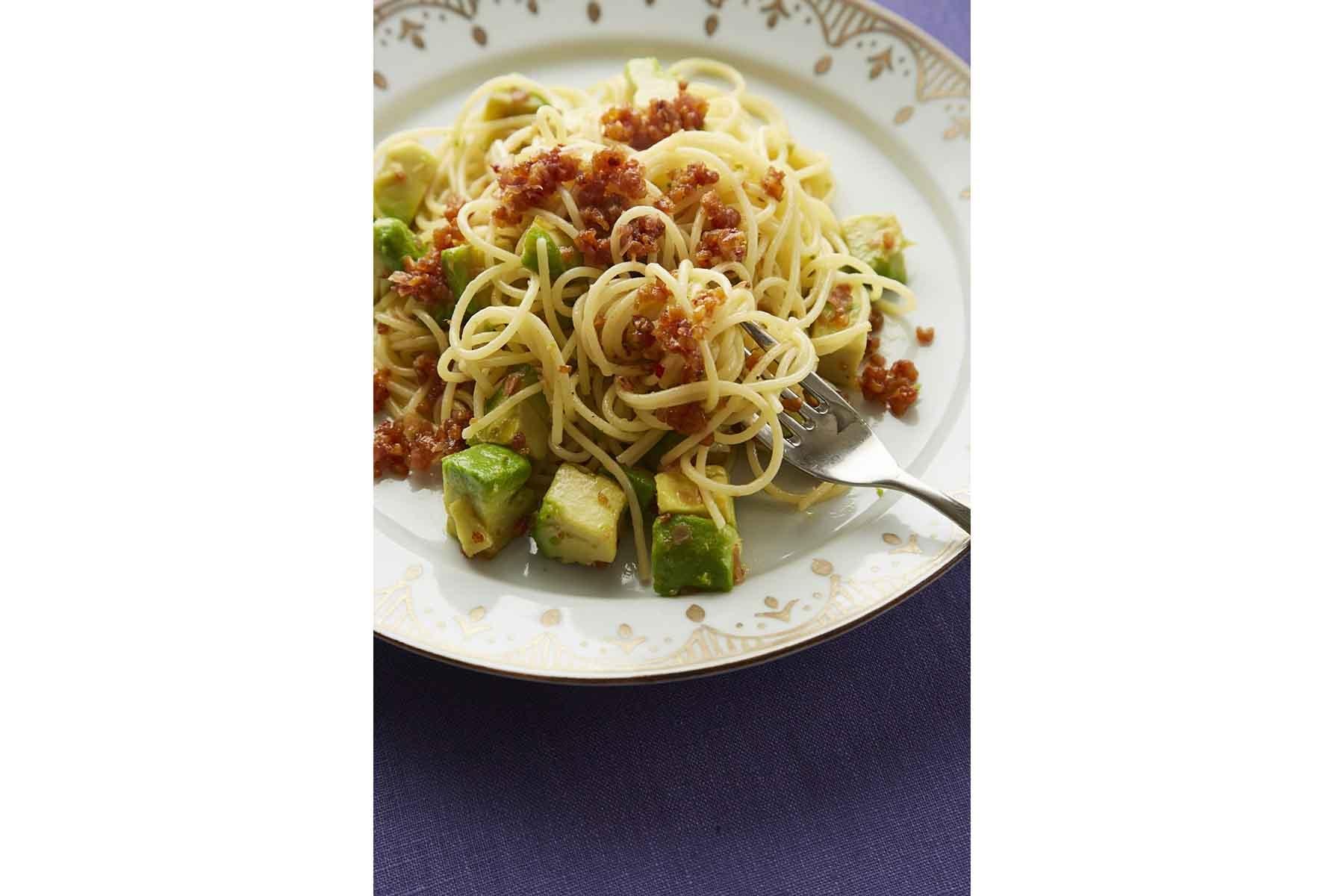 アボカドの納豆SALSAスパゲッティ