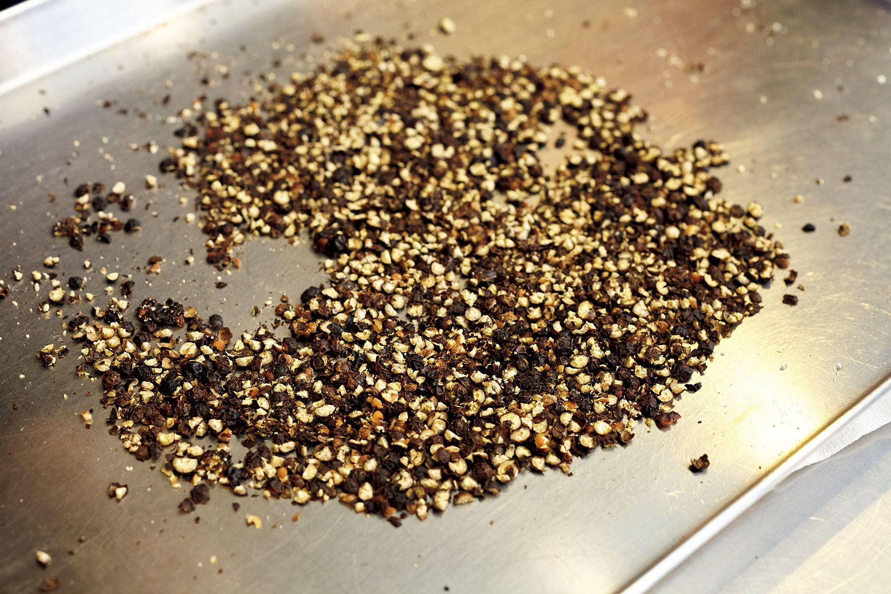 音がしなくなるまで砕く