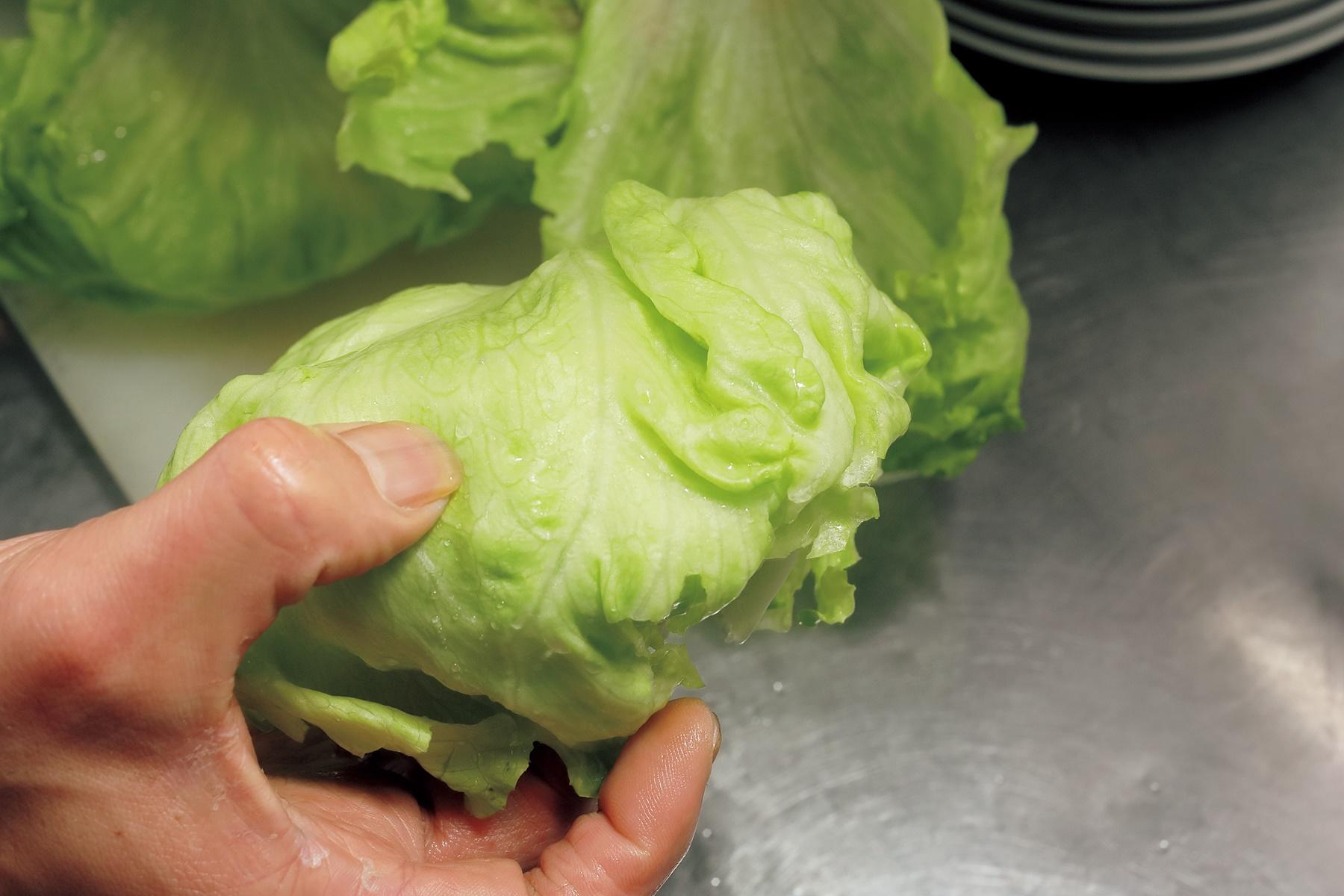 ちぎり方と盛りつけ