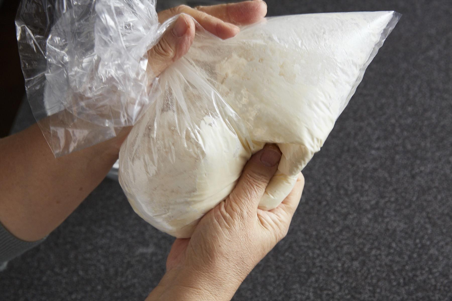 中身をなじませる