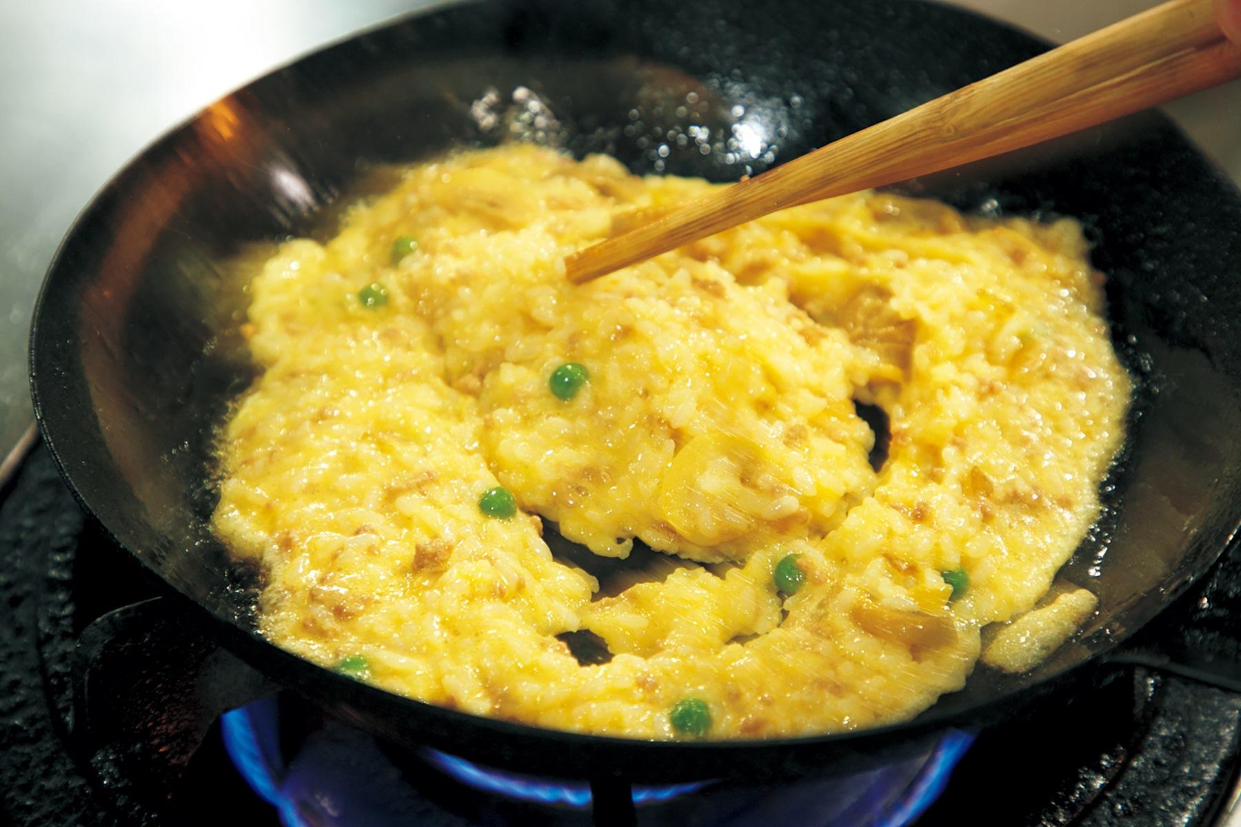 フライパンに入れる