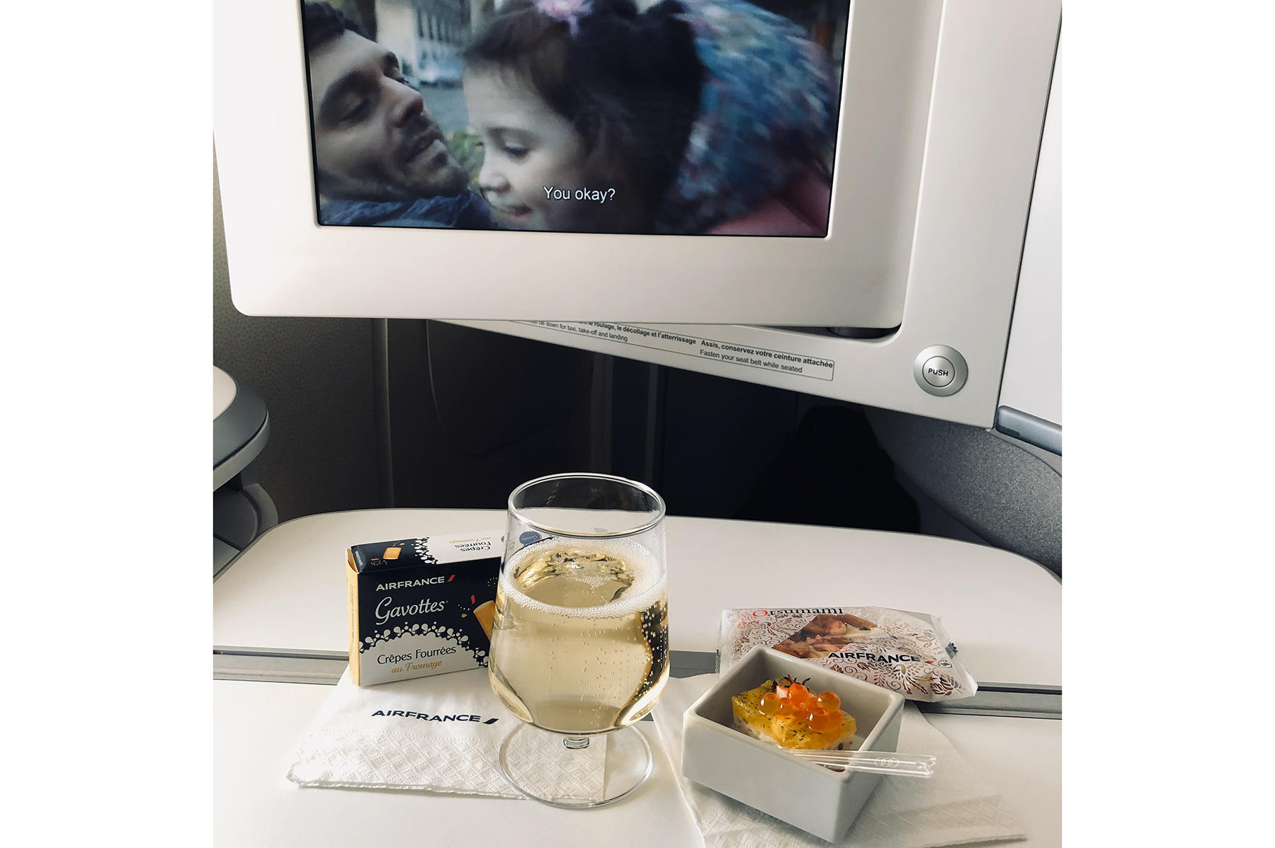 Air France の機内食