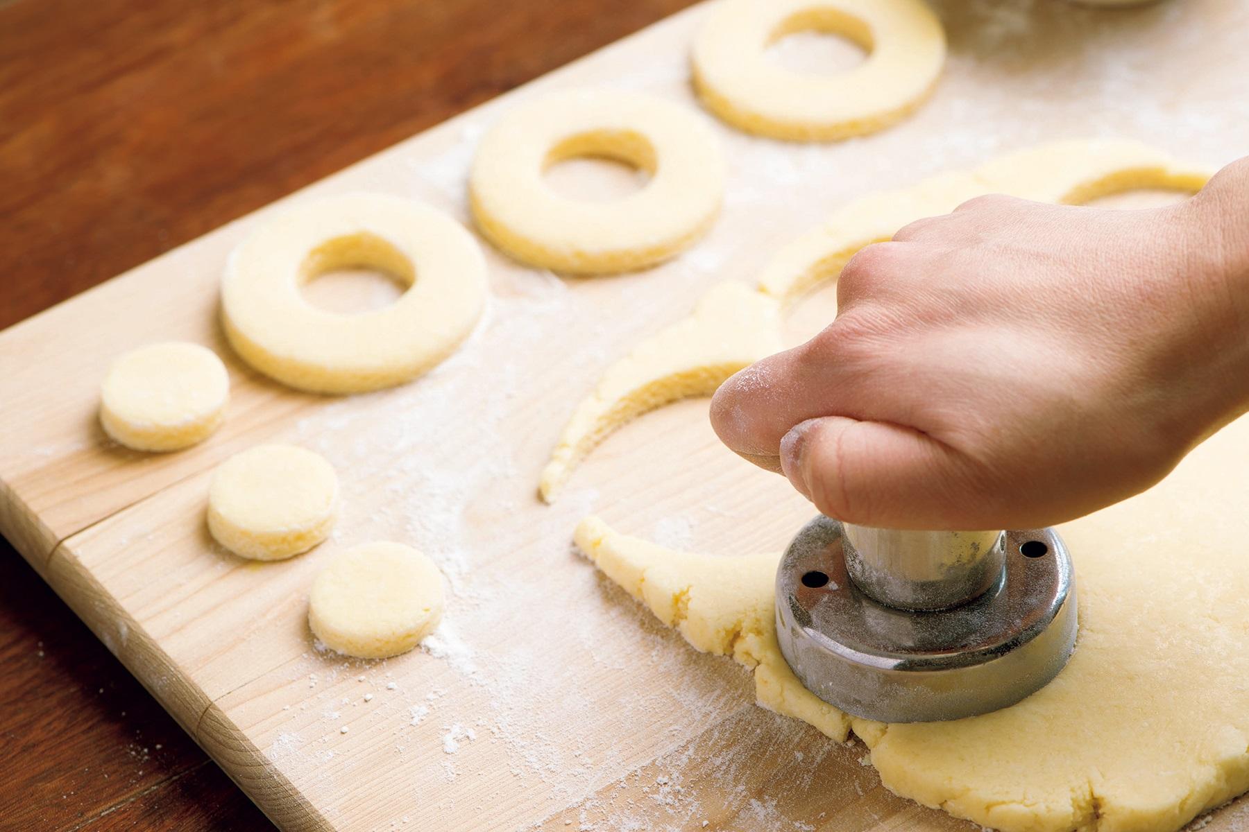 生地の全て型抜きする