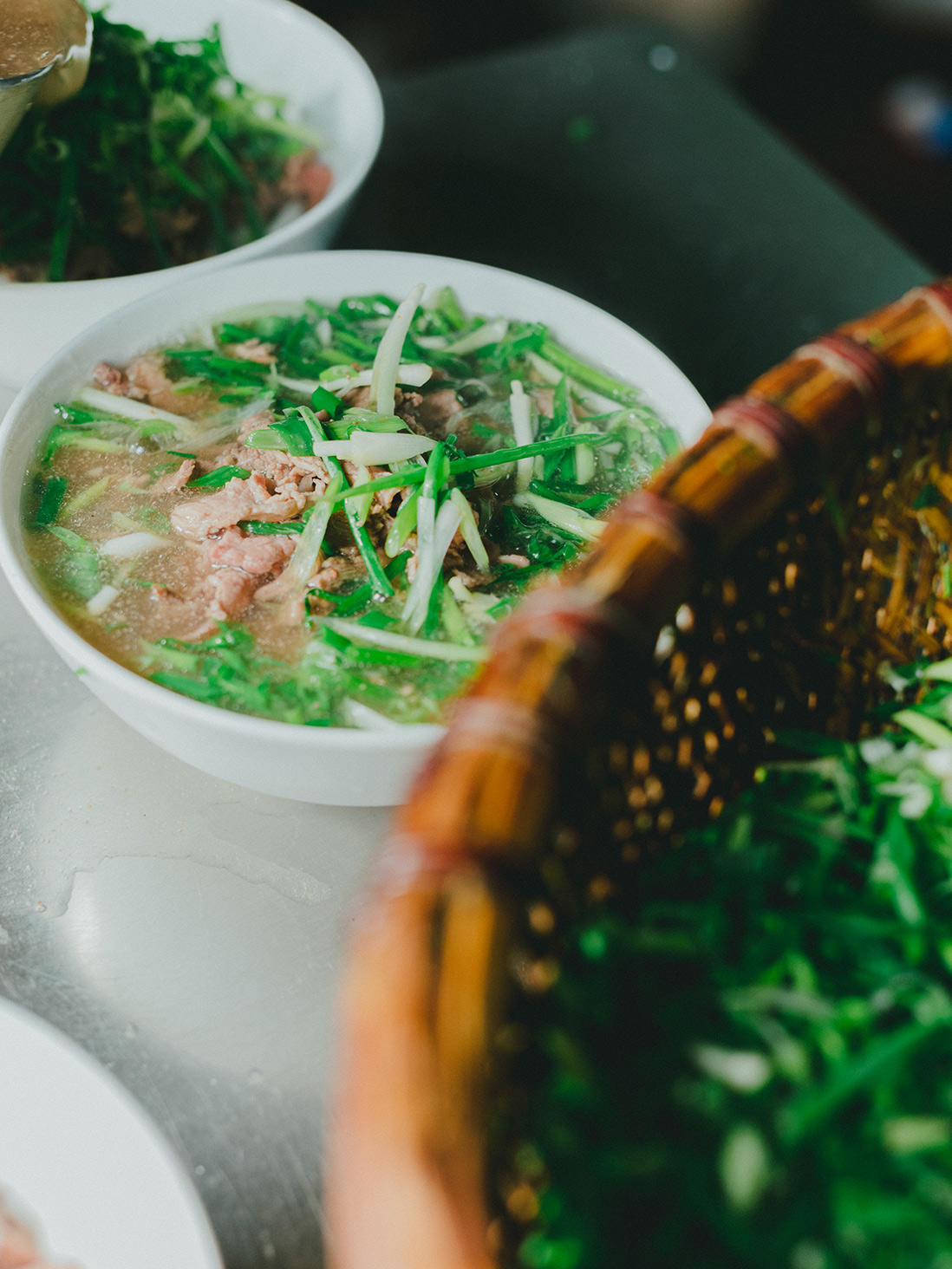 ベトナム・ハノイ「Pho Tin」の牛肉のフォー