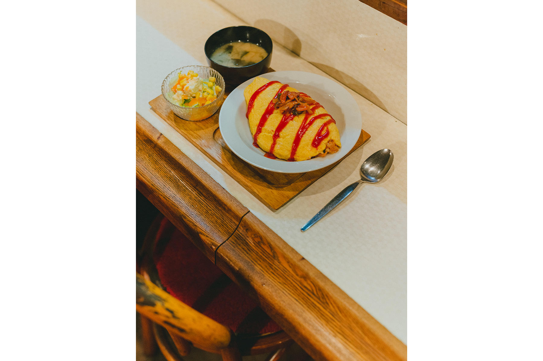 東京・八丁堀「コーヒーハウスエル」のオムライス