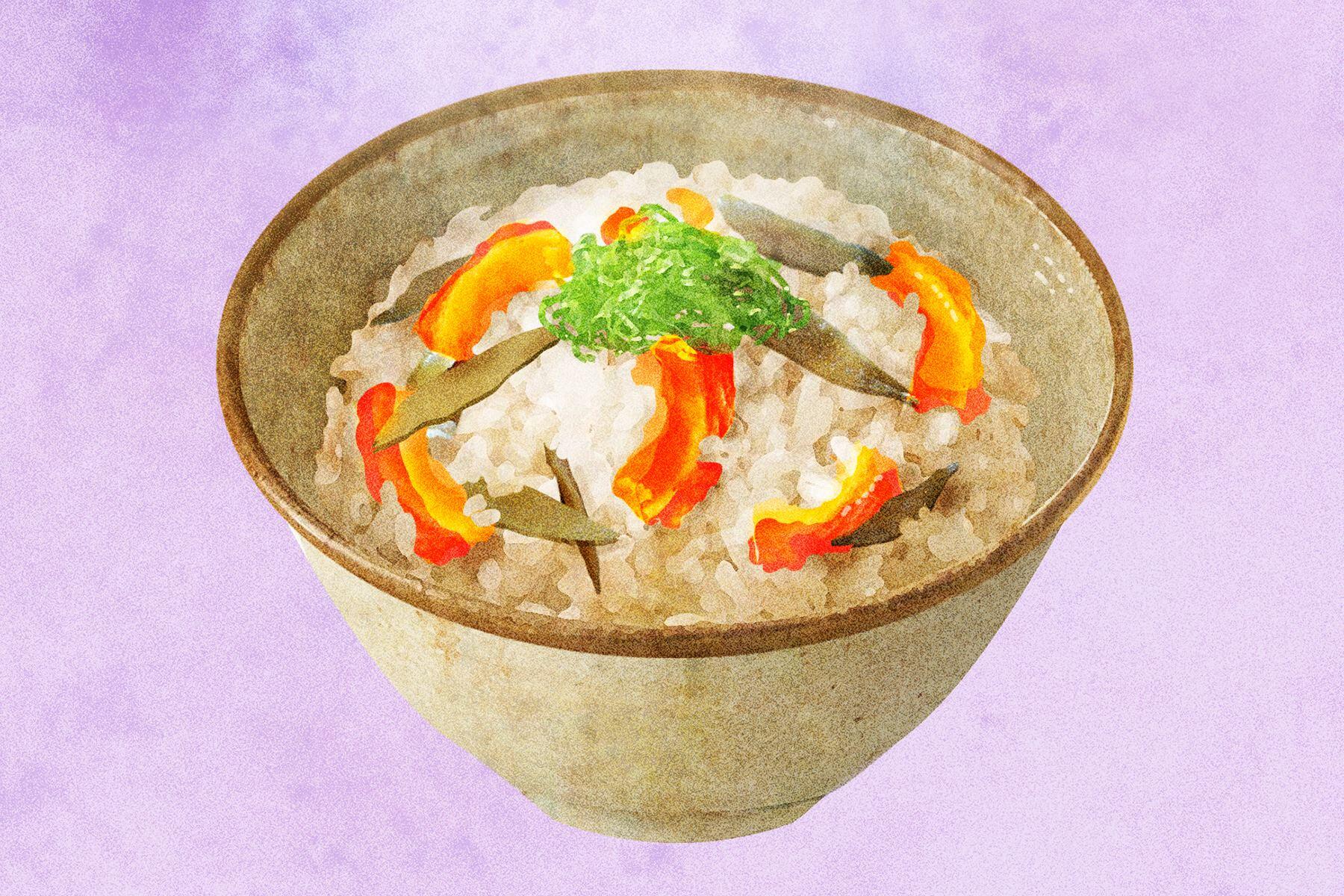 ホヤの炊き込みごはん