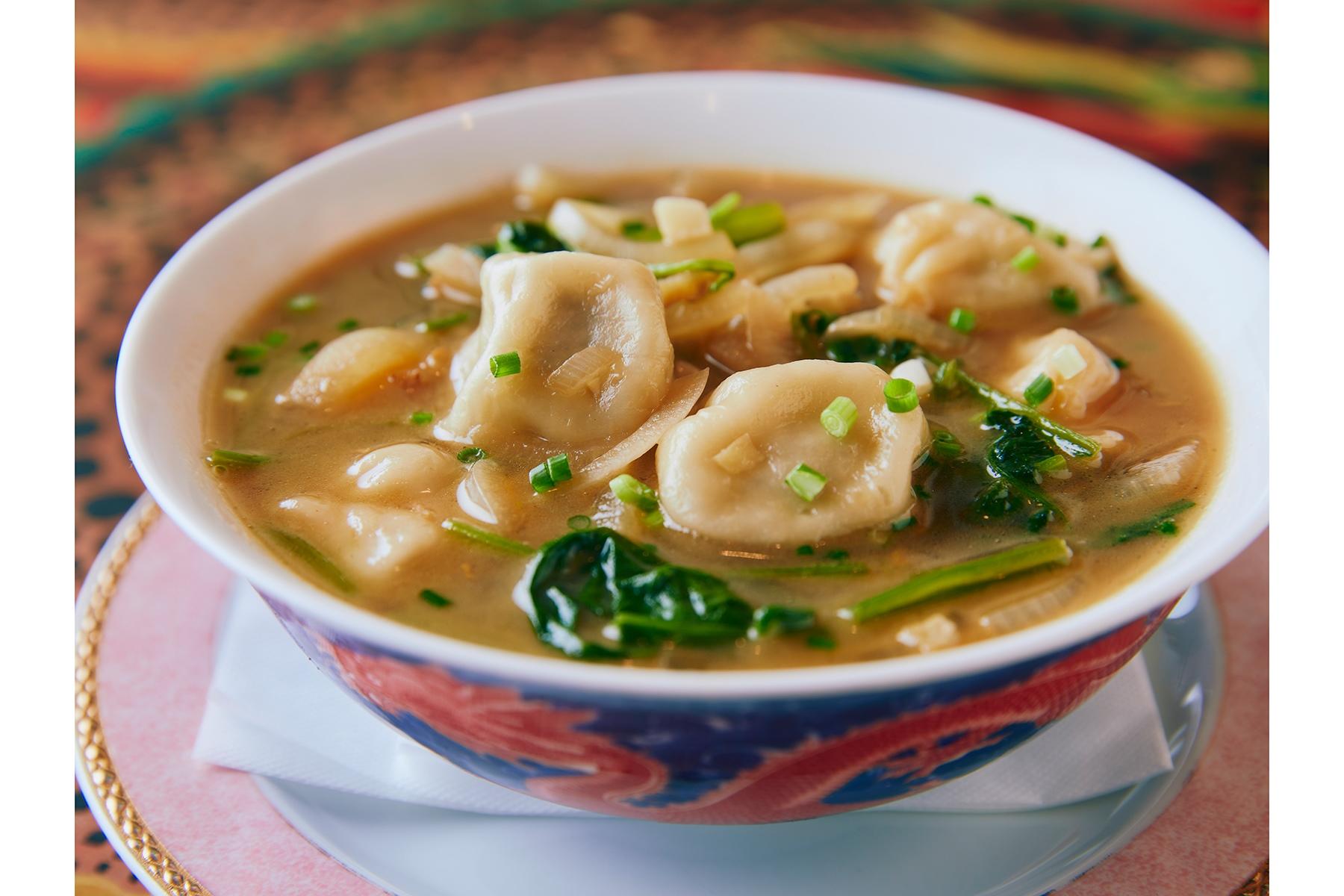 大阪・西大橋「スノーライオン」のスープモモ