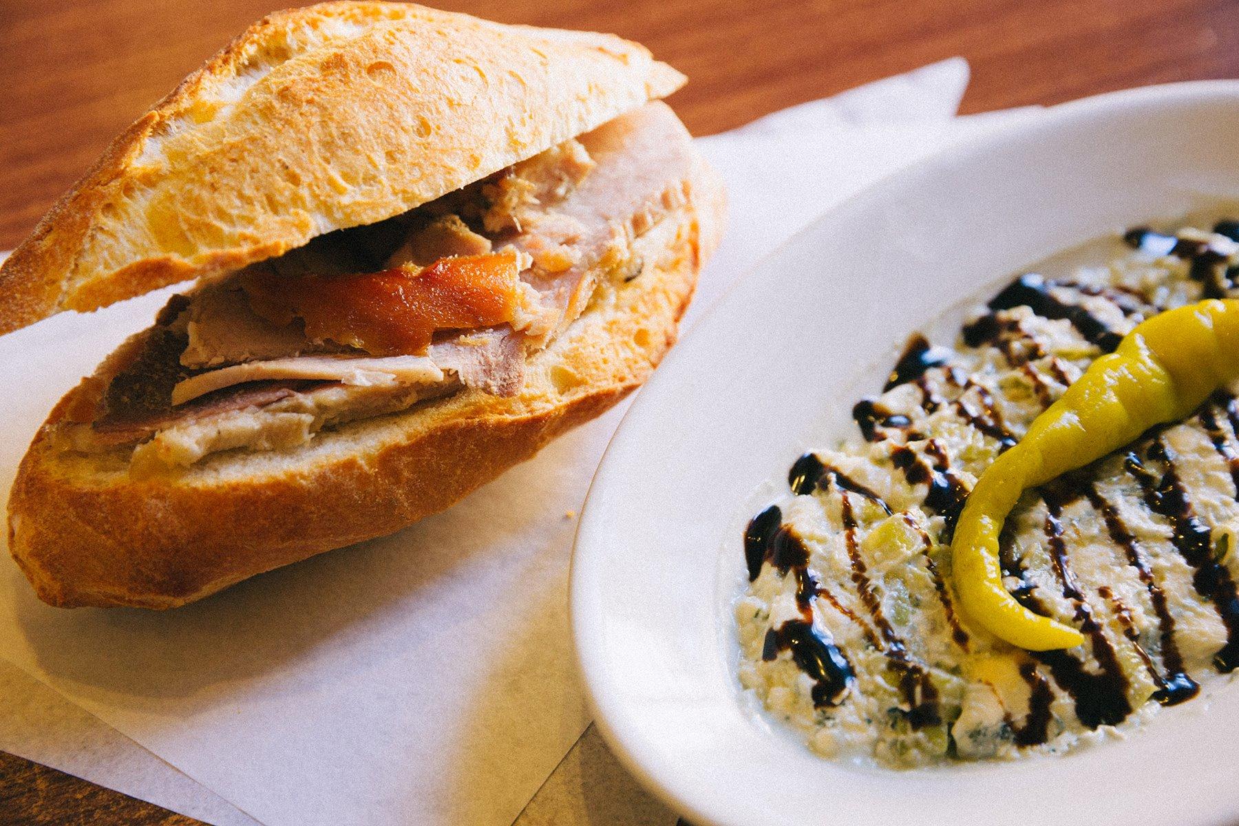 イタリア・ローマ「Er Buchetto」のポルケッタ