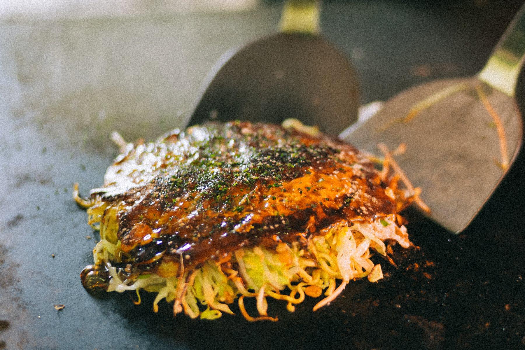 広島・市役所前「もり」のお好み焼き