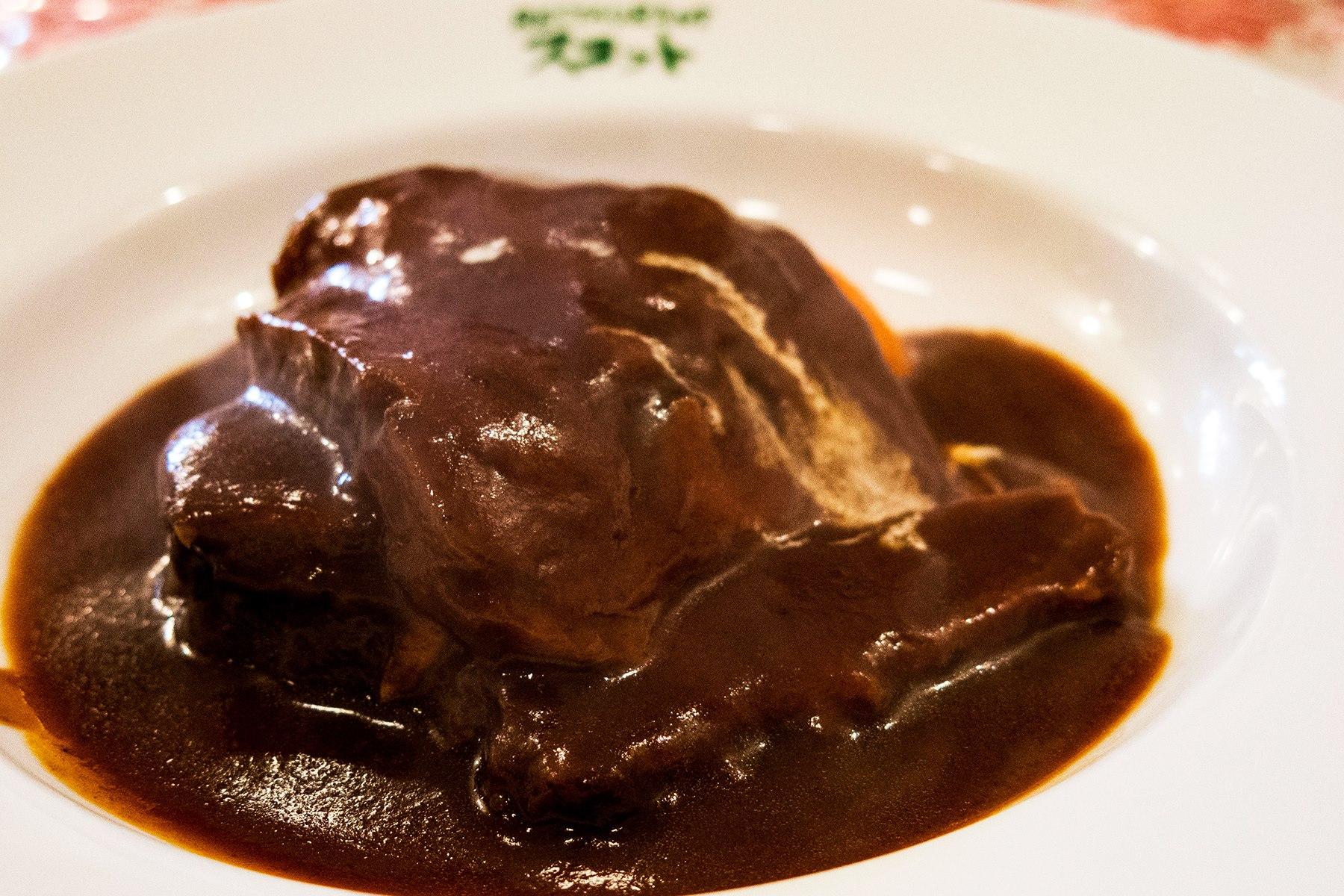 静岡・熱海「スコット旧館」の牛タンシチュー