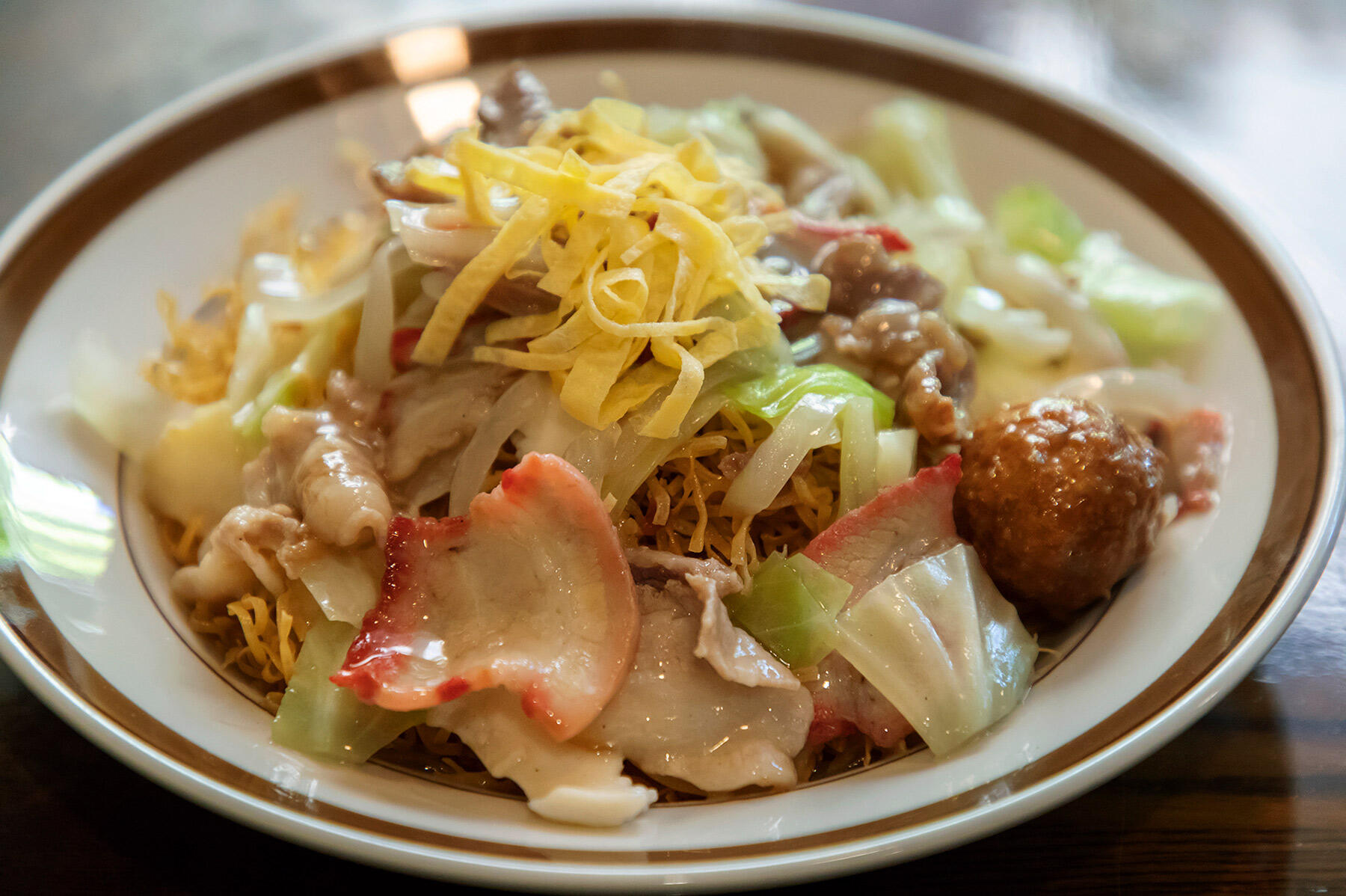 長野・北松本「チャイニーズレストラン驪山（れいざん）」の五目焼きそば