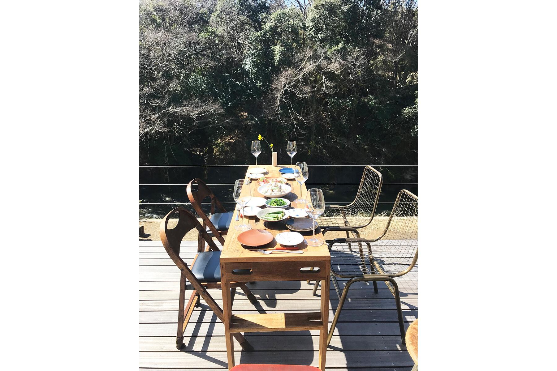 千葉の友人・倫子さん宅