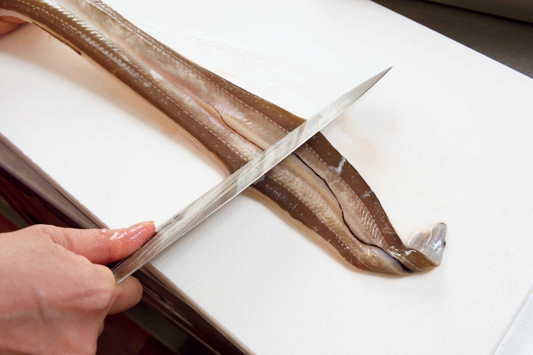 皮のぬめりをとる